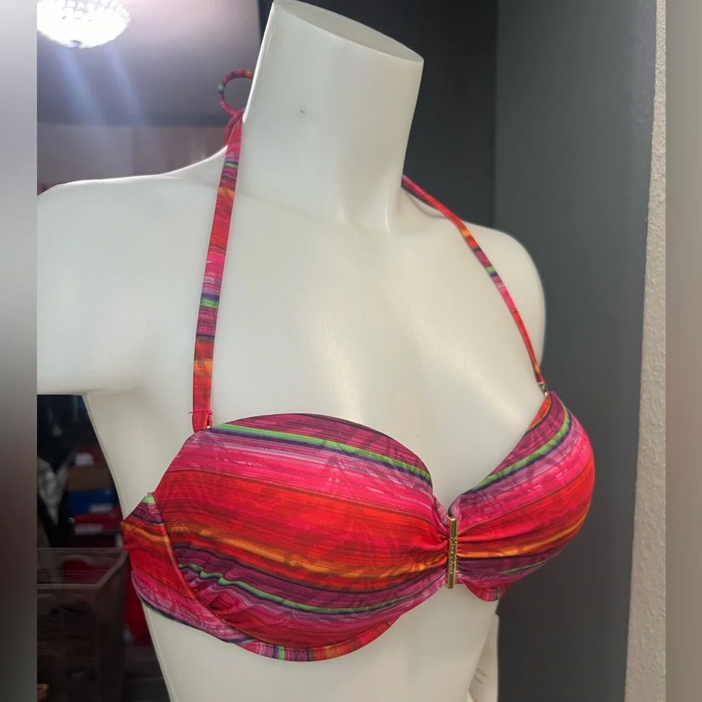 NWT Lisa Blue African Skies Bikini Top - Picture 3 of 10